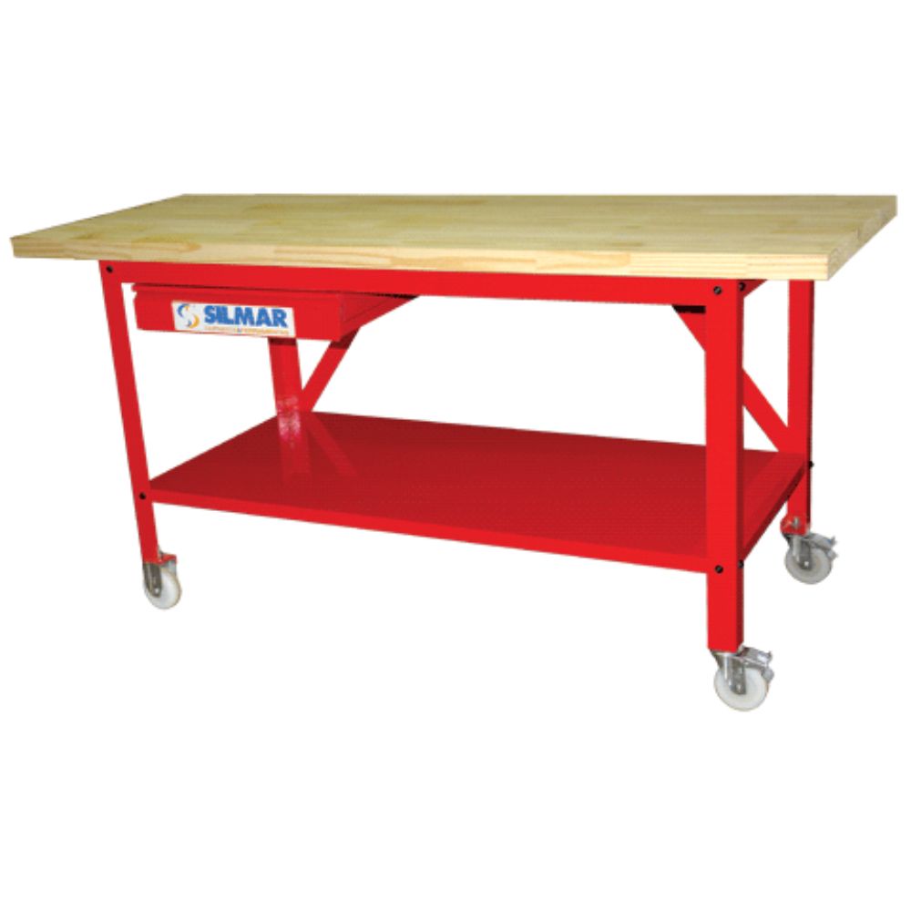 Bancada de Trabalho de 690x1800mm com Rod...