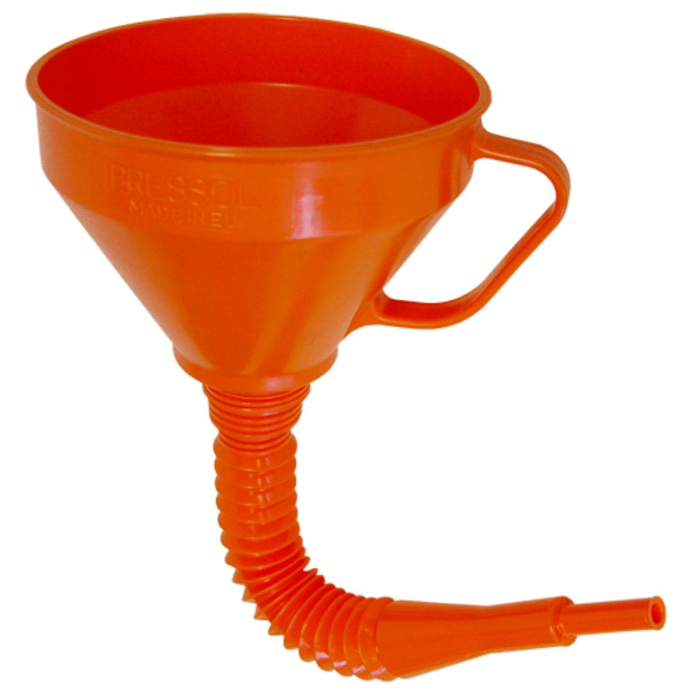 Funil com Cano Flexível de Polietileno
